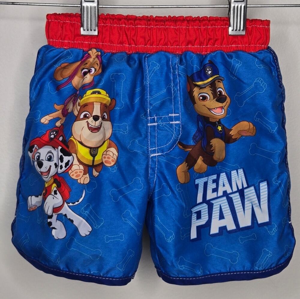 Nickelodeon PAW Patrol Boys Blue Swim Shorts Size 18mo.